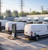 Electric Fleet Depot With Utility Power Infrastructure