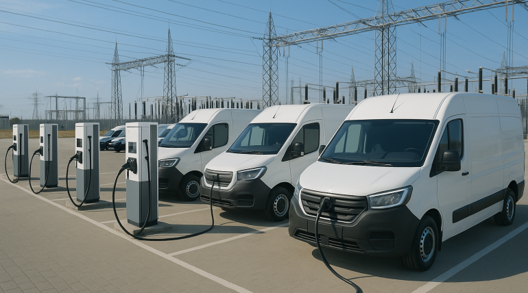 Utility grid backdrop