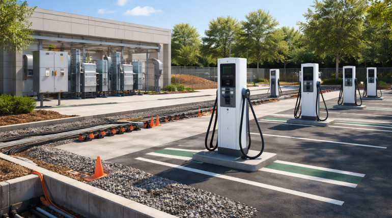Commercial Electric Vehicle Charging Development