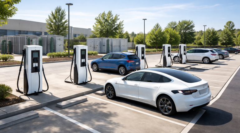 Electric Vehicle Charging Site Feasibility Concept