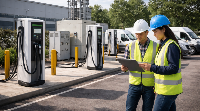 Commercial EV DCFC Infrastructure Installation